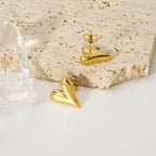 Golden Heartbeat Earrings Winsleyco