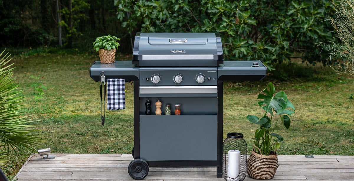 Campingaz 3 Series Select S Gas BBQ - 3 Burner + Side Burner Gas Barbecue BritishGrill