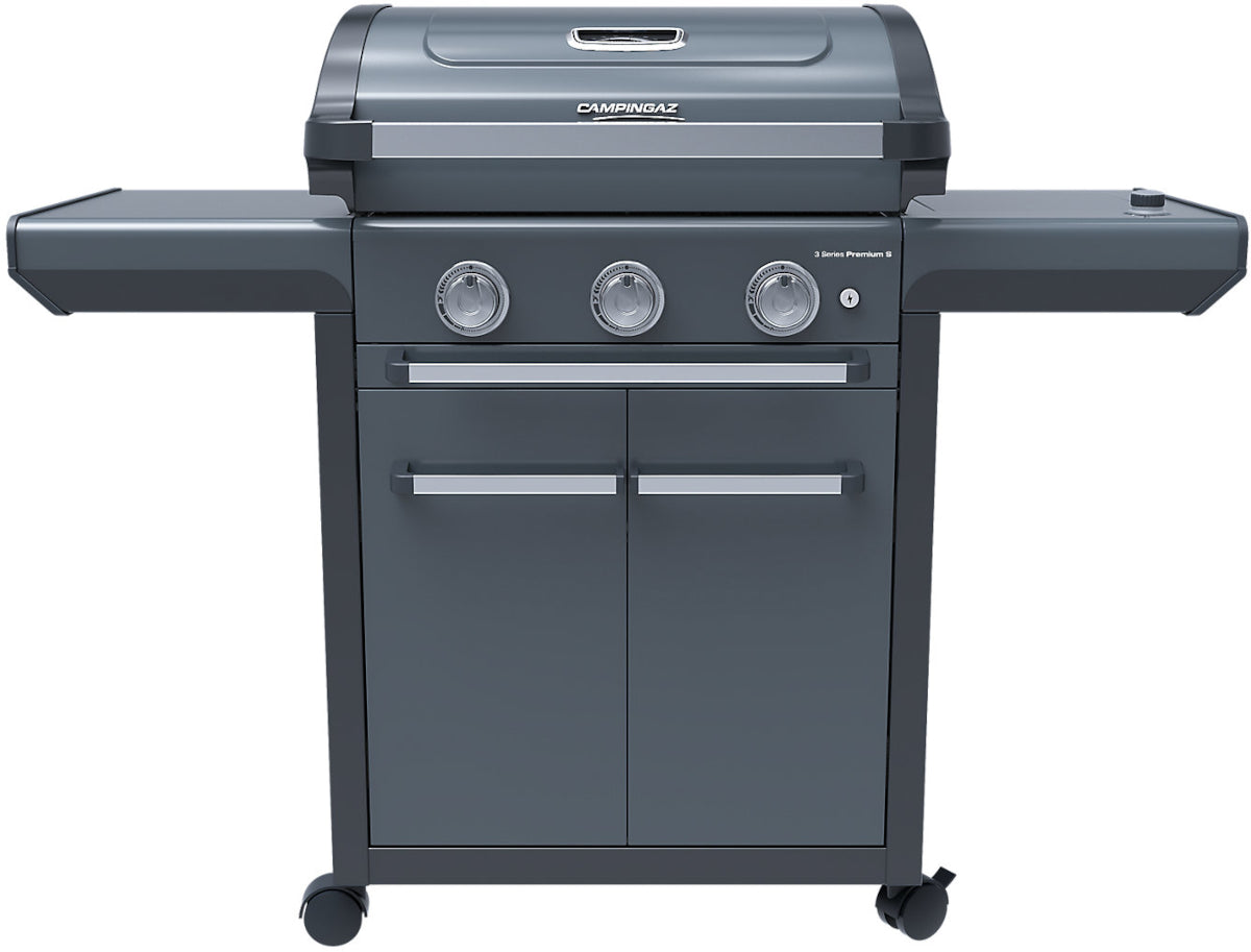 Campingaz 3 Series Premium S Gas BBQ - 3 Burner + Side Burner Gas Barbecue BritishGrill