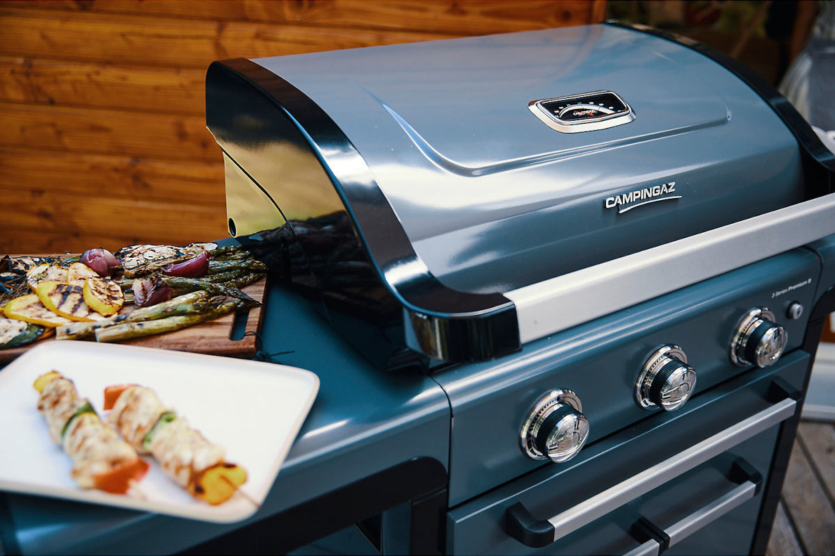Campingaz 3 Series Premium S Gas BBQ - 3 Burner + Side Burner Gas Barbecue Amsterdam Style