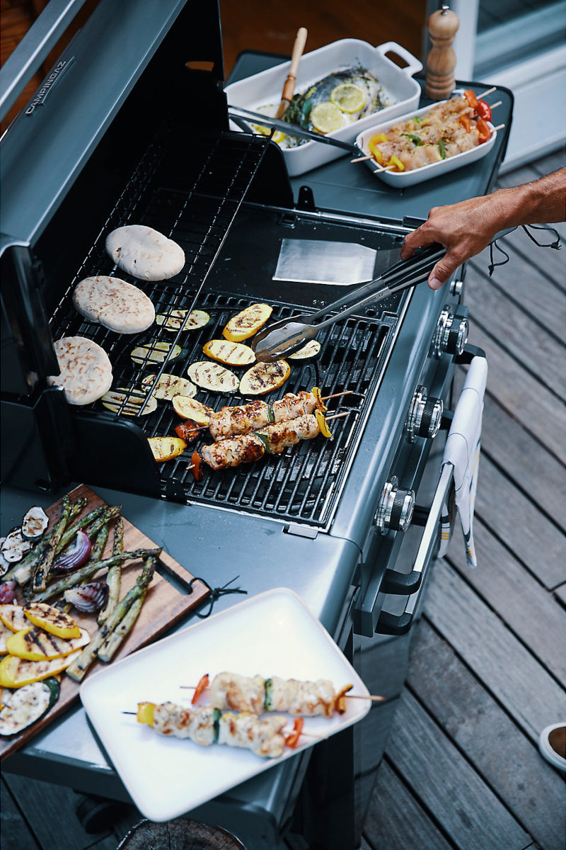 Campingaz 3 Series Premium S Gas BBQ - 3 Burner + Side Burner Gas Barbecue Amsterdam Style
