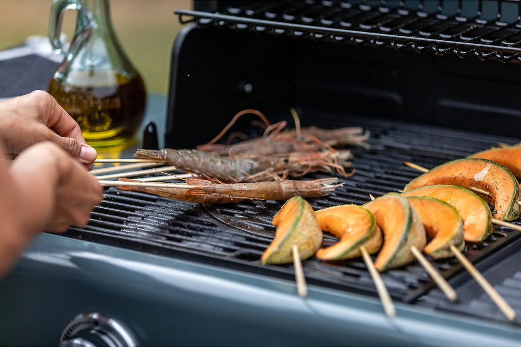 Campingaz 4 Series Premium S Gas BBQ - 4 Burner + Side Burner Gas Barbecue BritishGrill