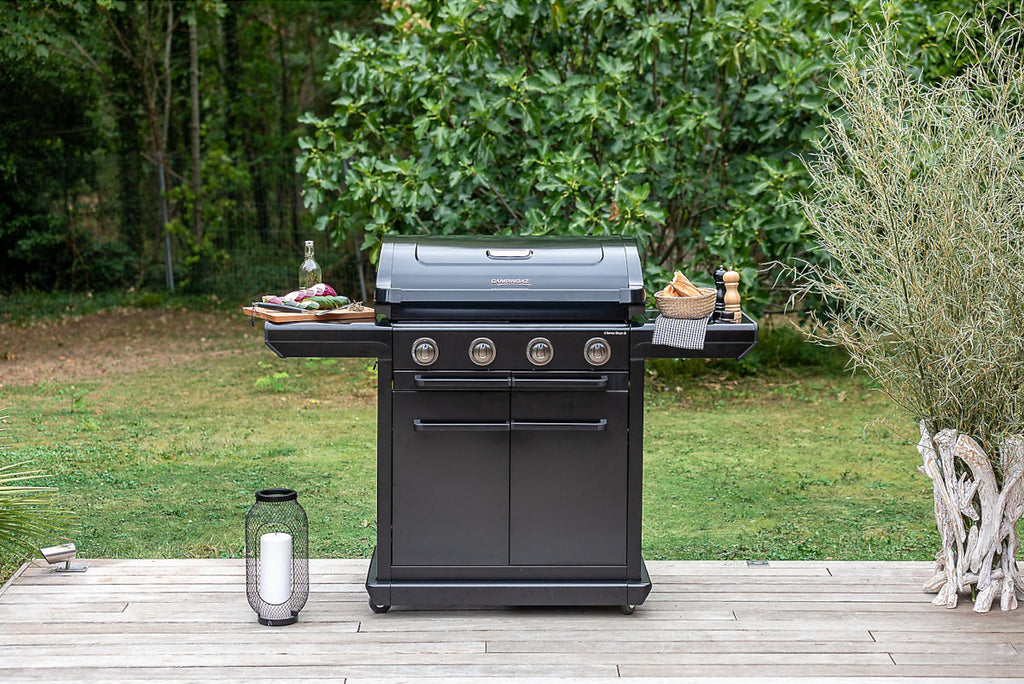 Campingaz 4 Series Onyx S Gas BBQ - 4 Burner + Side Burner Gas Barbecue Amsterdam Style