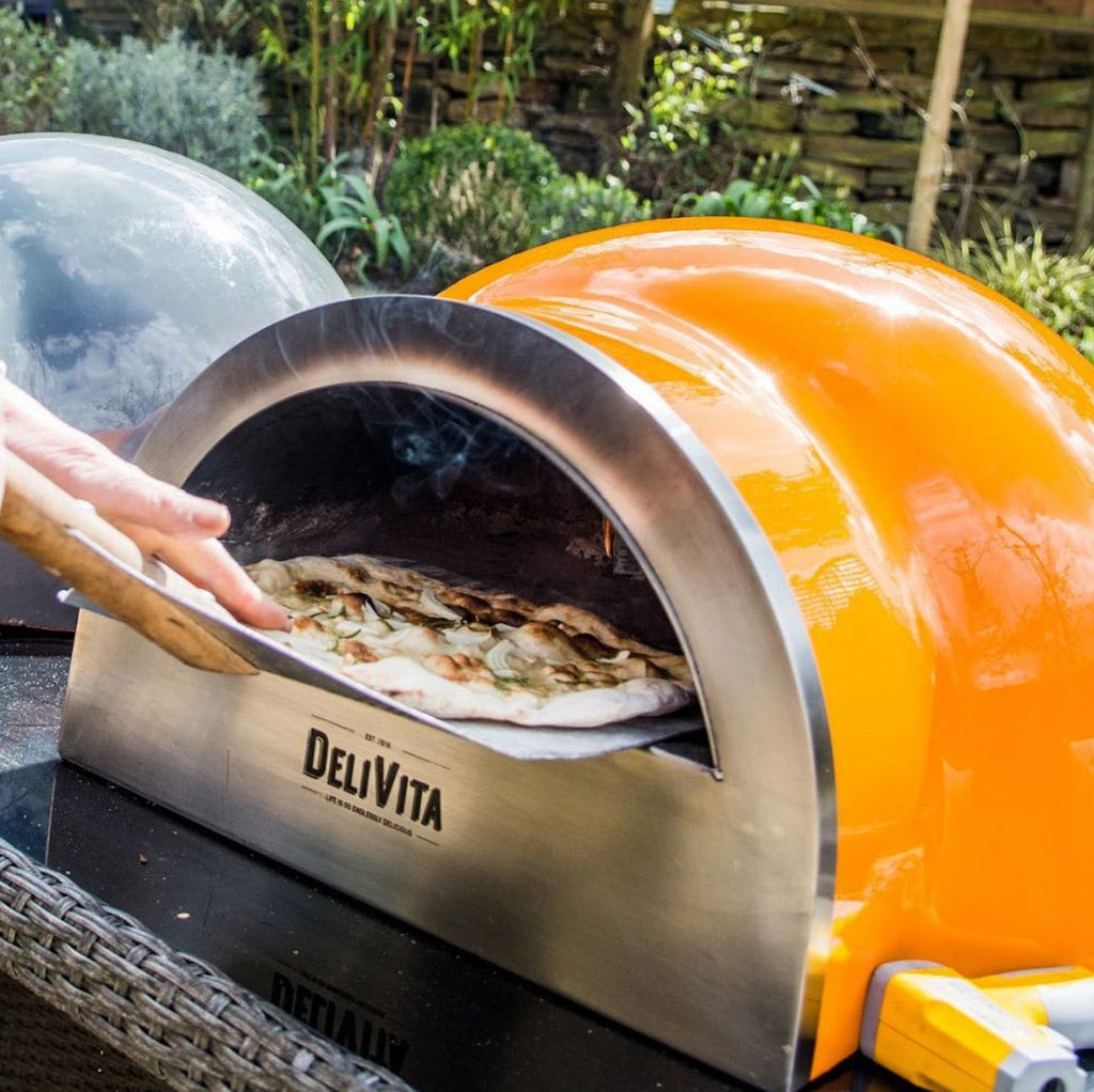 DeliVita The Orange Blaze Oven - Wood Fired Pizza Oven BritishGrill
