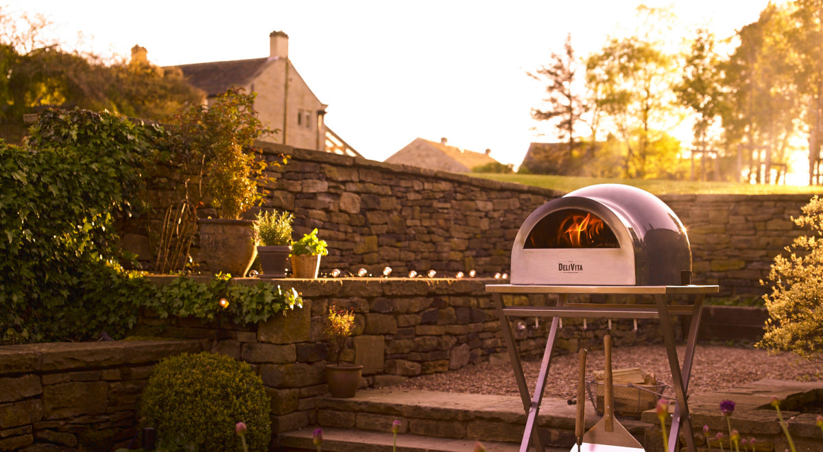 DeliVita The Hale Grey Oven - Wood Fired Pizza Oven BritishGrill