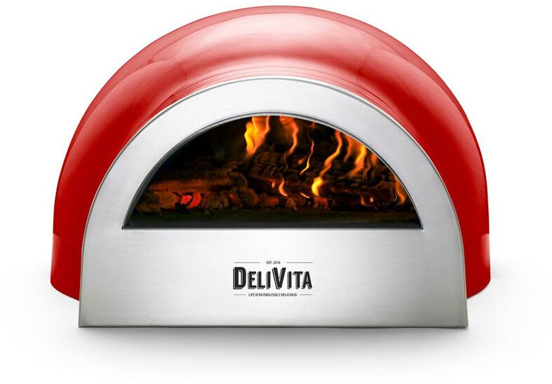 DeliVita The Chilli Red Oven - Wood Fired Pizza Oven BritishGrill