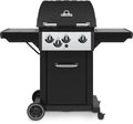 Broil King Royal 340 + Side Burner (steel shelves) BritishGrill