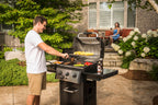 Broil King Royal 340 + Side Burner (steel shelves) BritishGrill