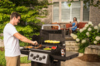 Broil King Monarch 390 - As 340 + Rear Burner & Rotisserie Kit BritishGrill
