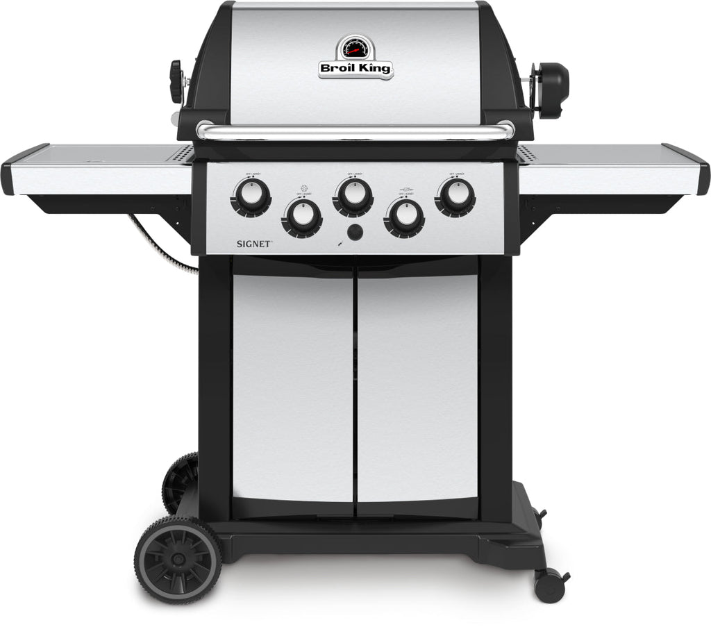 Broil King Signet 390 - As 340 + Rear Burner & Rotisserie Kit BritishGrill