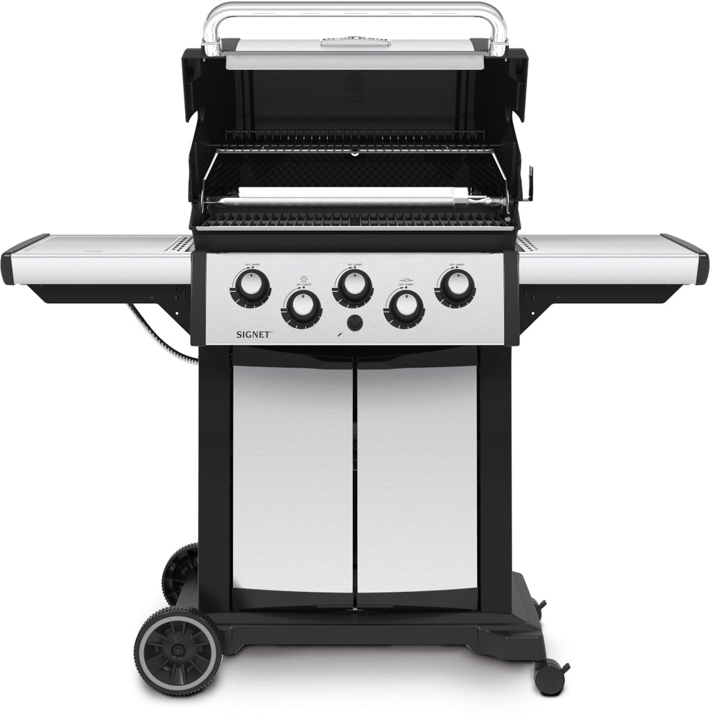 Broil King Signet 390 - As 340 + Rear Burner & Rotisserie Kit BritishGrill