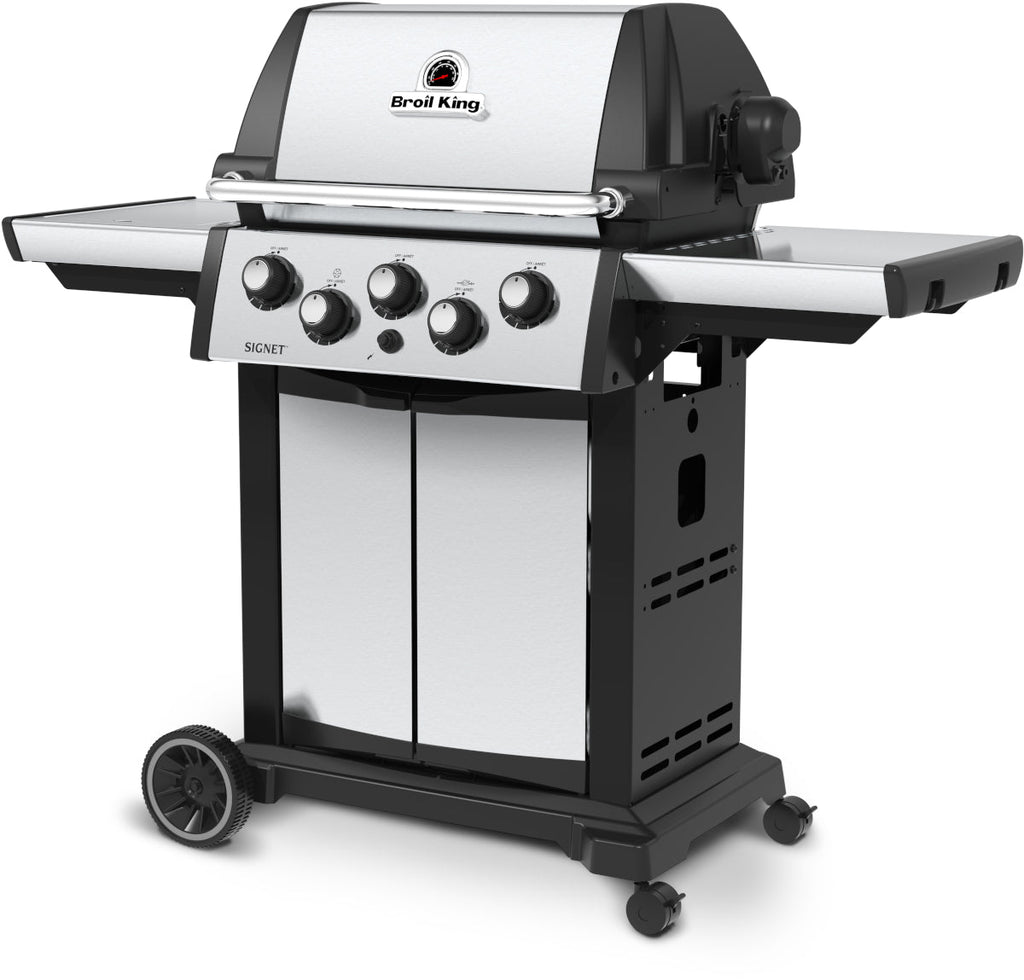 Broil King Signet 390 - As 340 + Rear Burner & Rotisserie Kit BritishGrill
