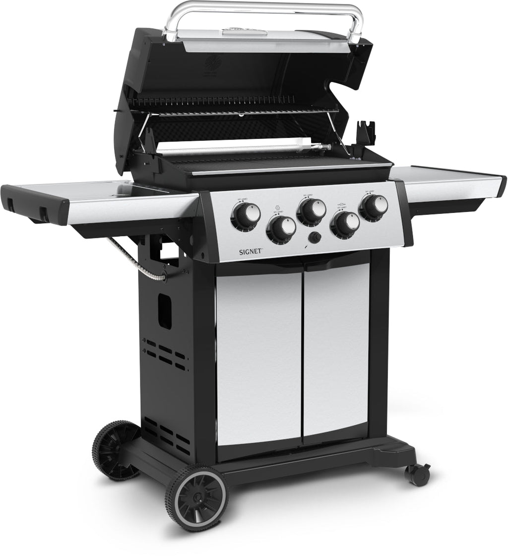 Broil King Signet 390 - As 340 + Rear Burner & Rotisserie Kit BritishGrill