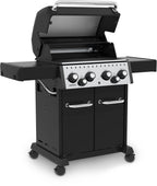 Broil King Crown 490 - 4 main burners + side burner + rotis + cab Amsterdam Style