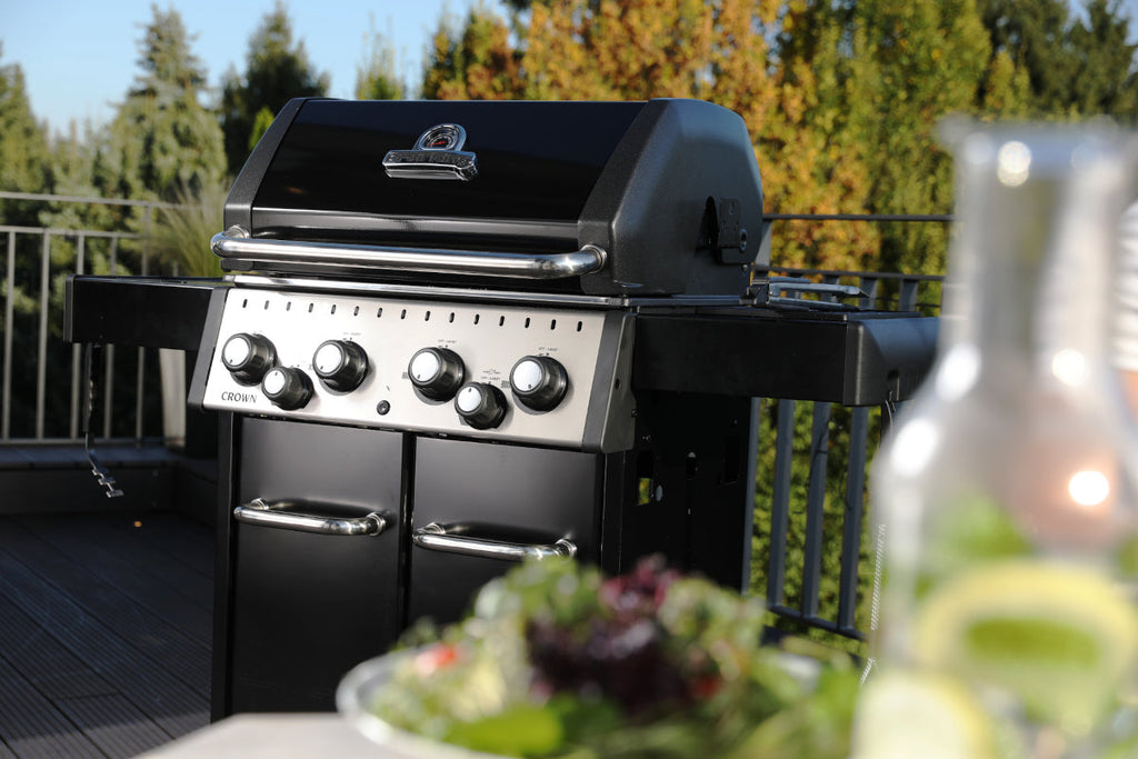 Broil King Crown 490 - 4 main burners + side burner + rotis + cab Amsterdam Style