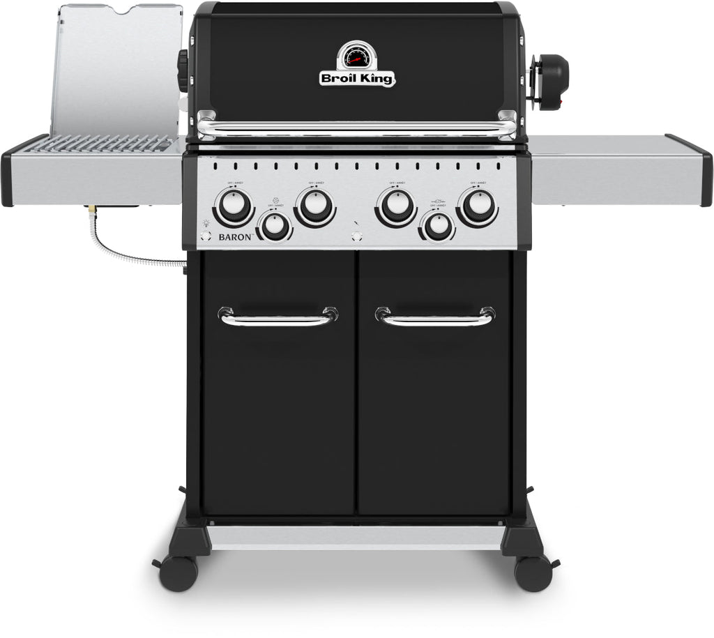 Broil King Baron 490 IR - 4 main burners + Side/Rear Burners & Rotis BritishGrill