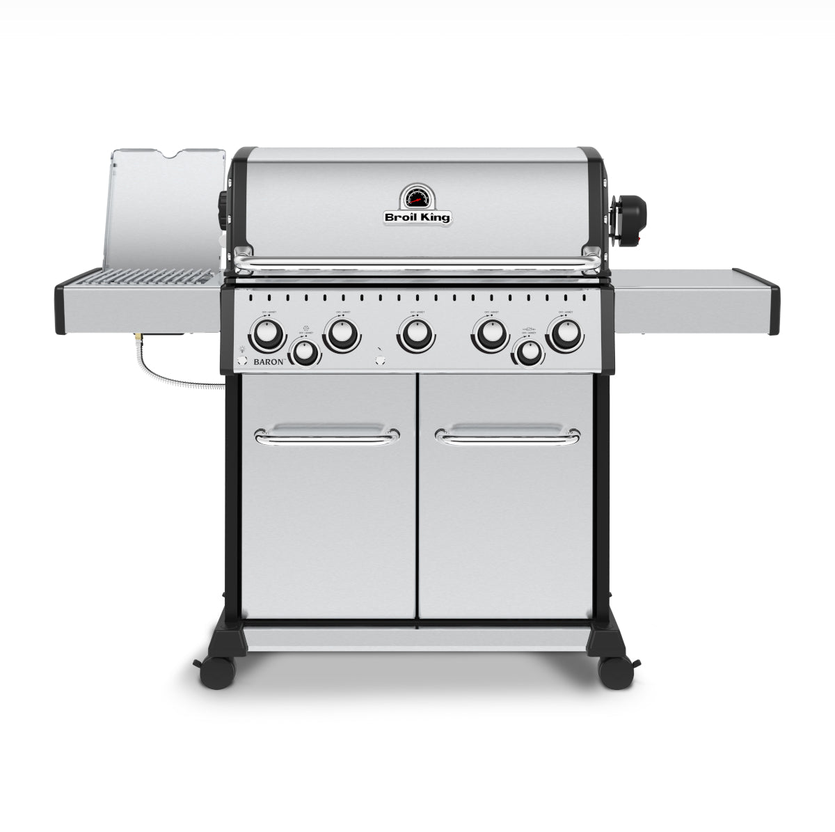 Broil King Baron S 590 IR - 5 Main burners + IR Side Burner, R/Burner & Rotis BritishGrill