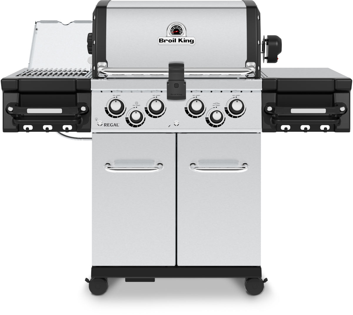 Broil King Regal S490 PRO IR - 4 main burners + IR Side Burner, R/Burner & Rotis BritishGrill