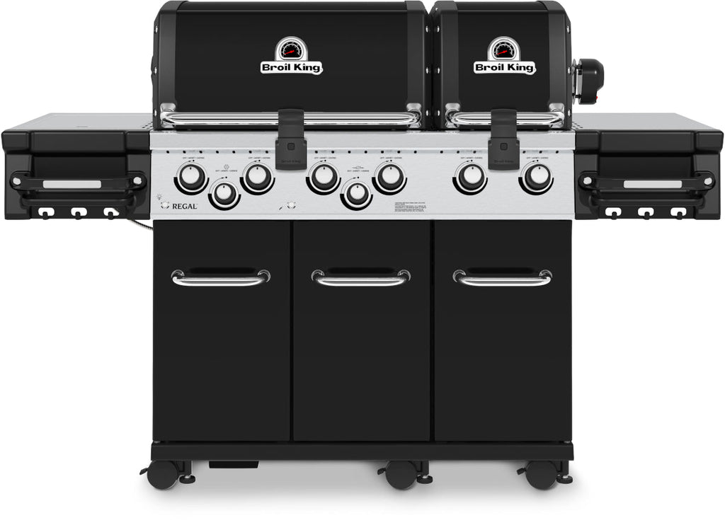 Broil King Regal 690 IR 6 Main burners + IR Side Burner, R/Burner & Rotis BritishGrill