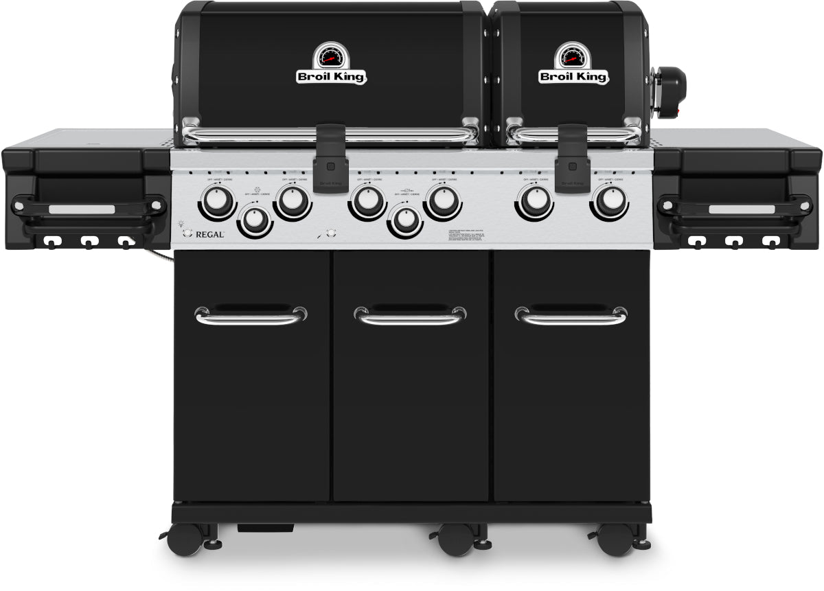 Broil King Regal 690 IR 6 Main burners + IR Side Burner, R/Burner & Rotis BritishGrill