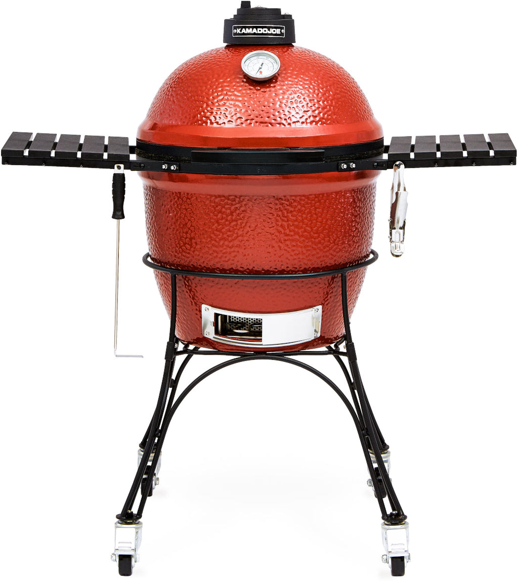 Kamado Joe® Classic I 18 inch Charcoal Grill in Blaze Red Amsterdam Style