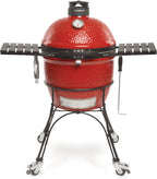 Kamado Joe® Classic Joe II 18 inch Charcoal Grill in Blaze Red Amsterdam Style