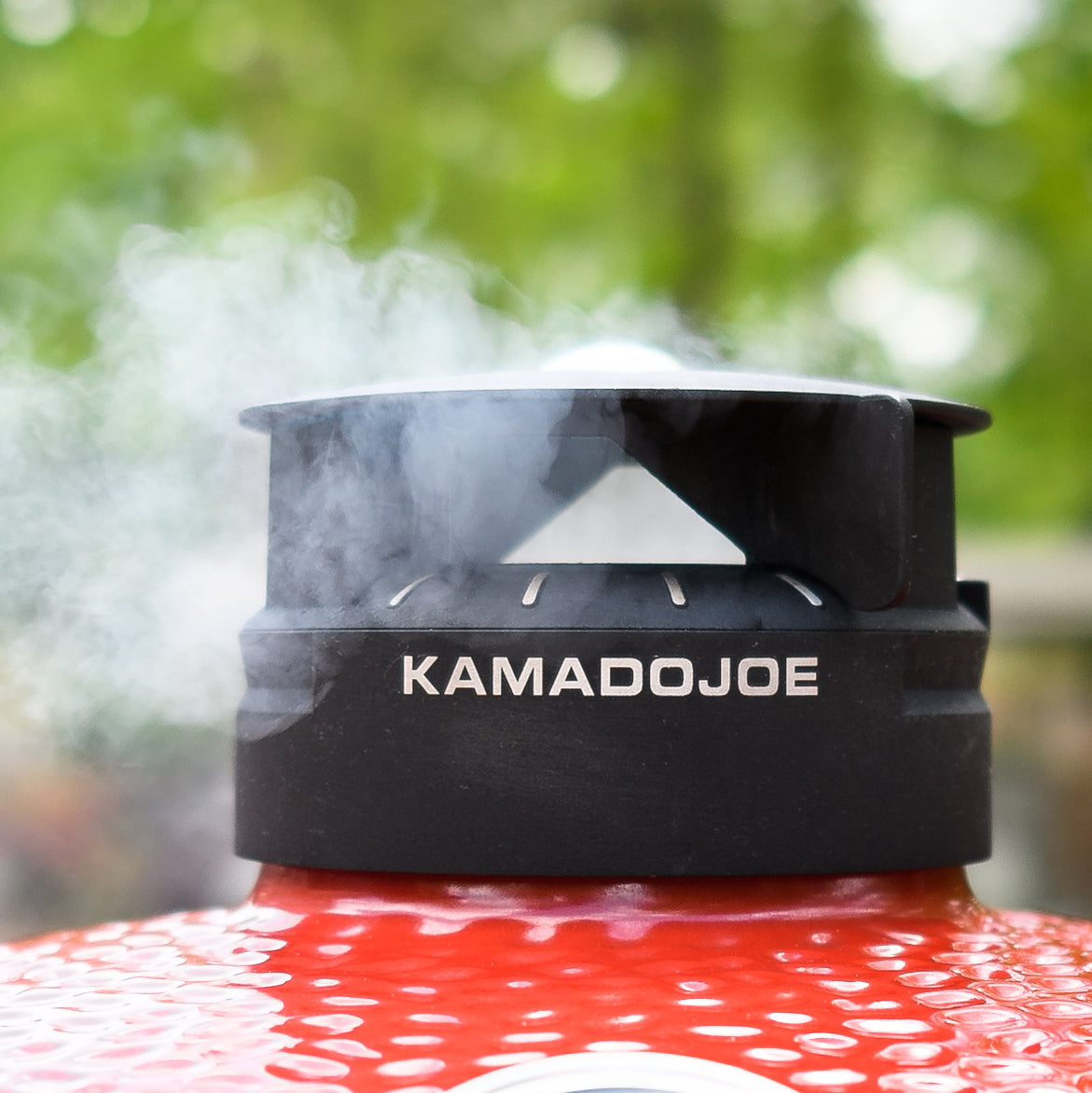 Kamado Joe® Classic II Stand Alone 18 inch Charcoal Grill in Blaze Red Amsterdam Style