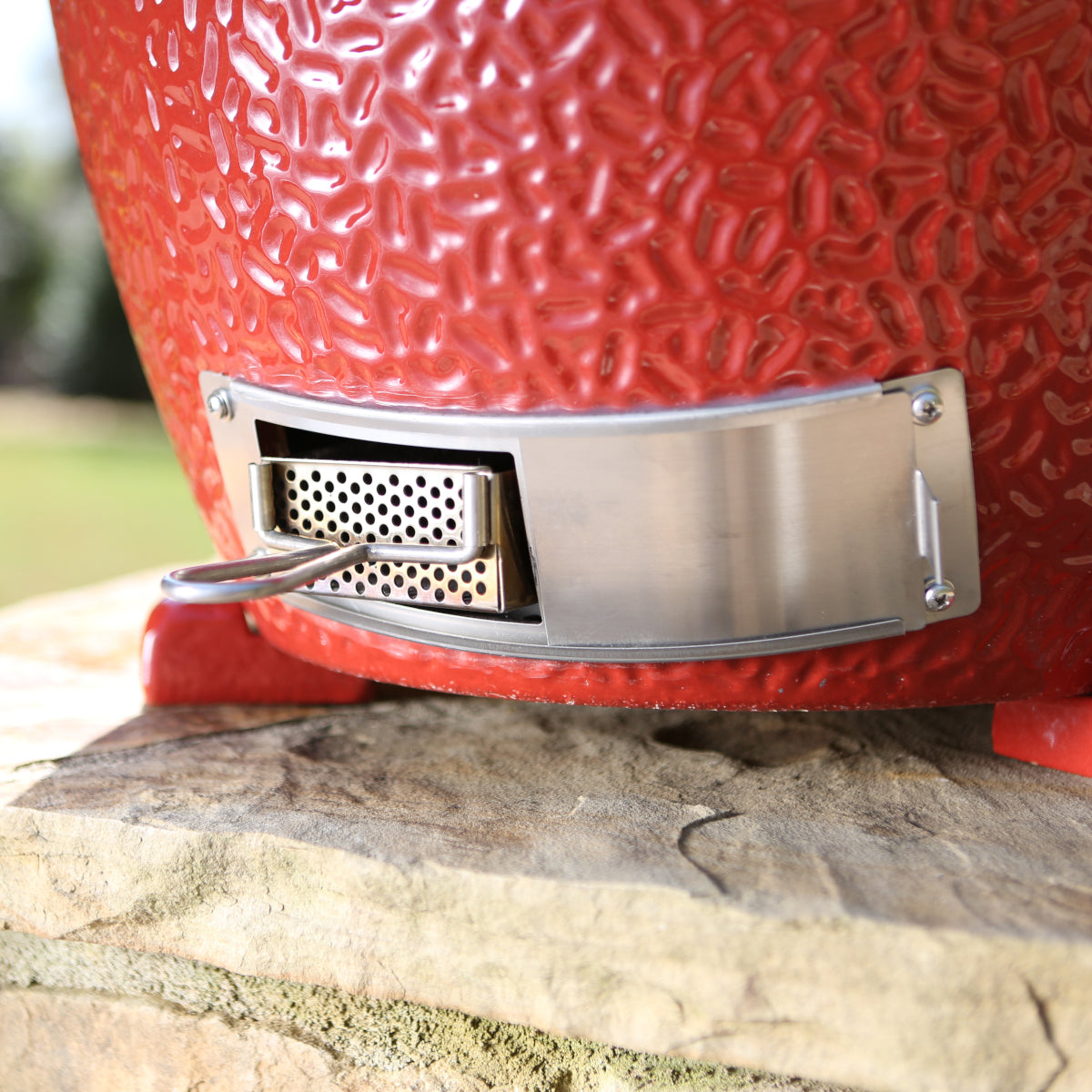 Kamado Joe® Classic II Stand Alone 18 inch Charcoal Grill in Blaze Red Amsterdam Style