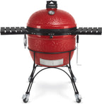 Kamado Joe® Big Joe II 24 inch Charcoal Grill in Blaze Red Amsterdam Style