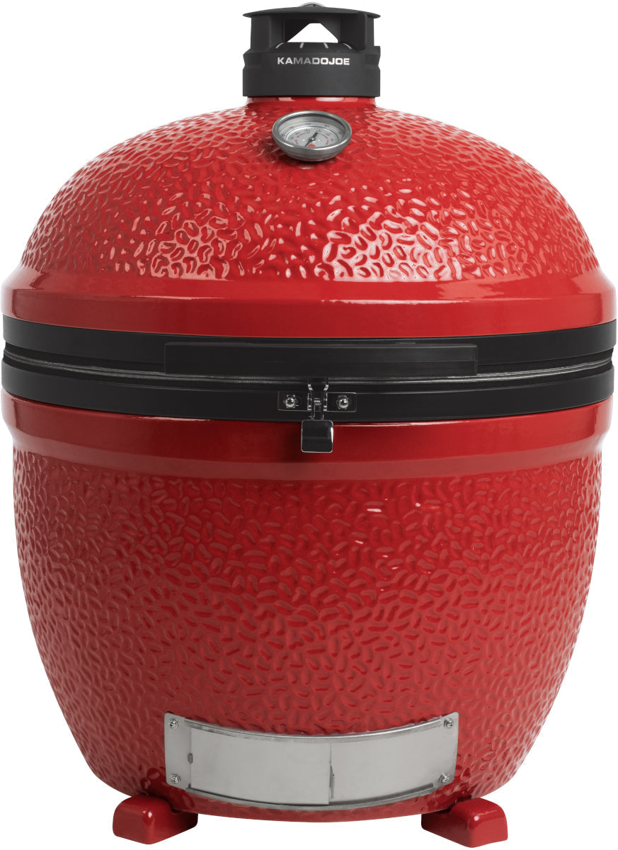 Kamado Joe® Big Joe II Stand Alone 24 inch Charcoal Grill in Blaze Red Amsterdam Style