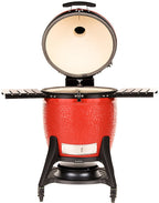 Kamado Joe® Big Joe III 24 inch Charcoal Grill in Blaze Red Amsterdam Style
