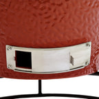 Kamado Joe Jr.® 13.5 inch Charcoal Grill in Blaze Red Amsterdam Style