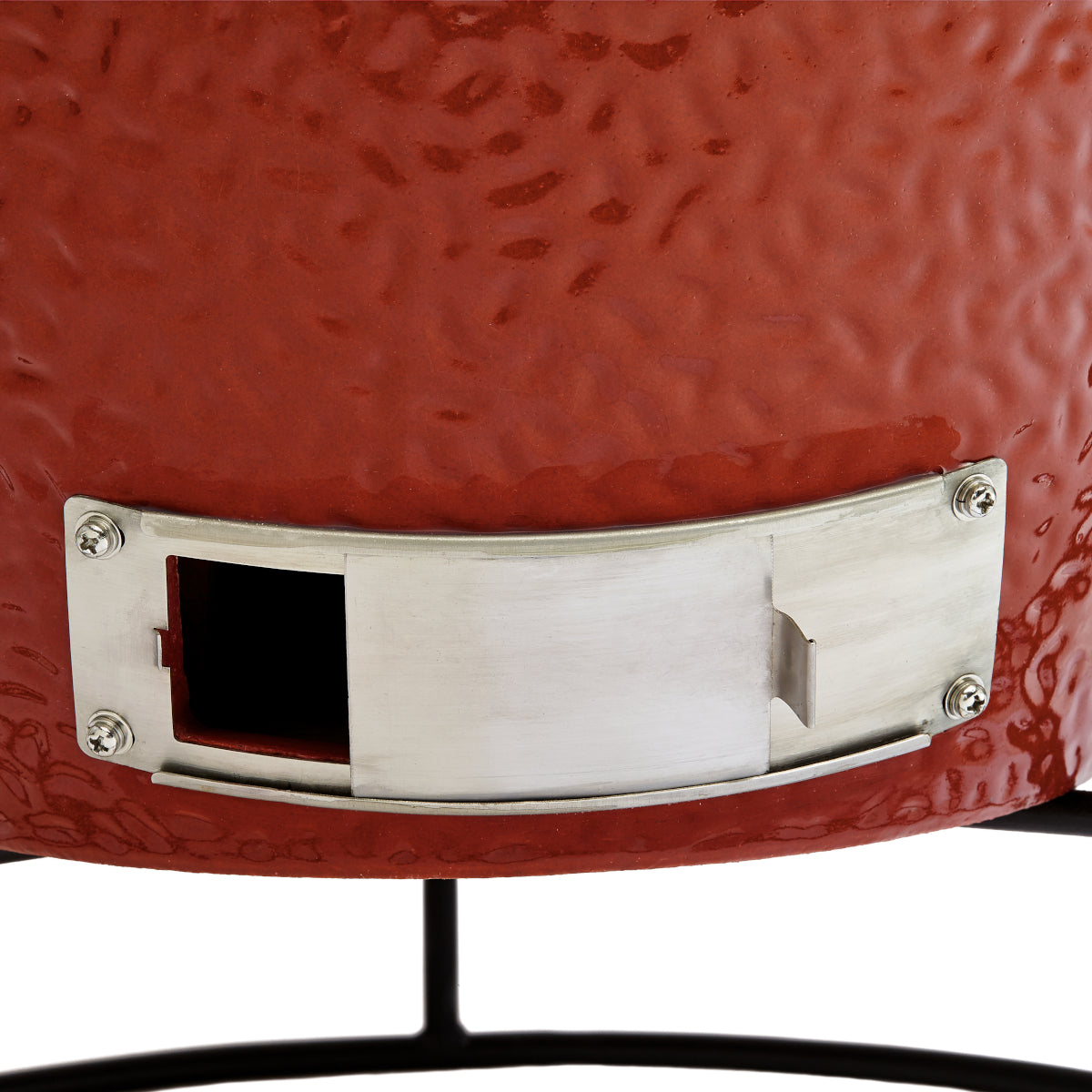 Kamado Joe Jr.® 13.5 inch Charcoal Grill in Blaze Red Amsterdam Style