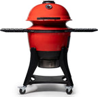 Kamado Joe® Kettle Joe™ 22 inch Charcoal Grill in Blaze Red Amsterdam Style