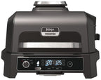 Ninja OG850UK Woodfire XL Electric BBQ Grill & Smoker - Black/Grey Amsterdam Style