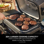 Ninja OG850UK Woodfire XL Electric BBQ Grill & Smoker - Black/Grey Amsterdam Style