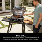 Ninja OG901UK Woodfire Pro Connect XL Electric BBQ Grill & Smoker - Black/Blue Amsterdam Style