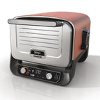 Ninja OO101UK Ninja Woodfire Outdoor Oven, Artisan Pizza Maker and BBQ Smoker - Terracotta/Steel Amsterdam Style