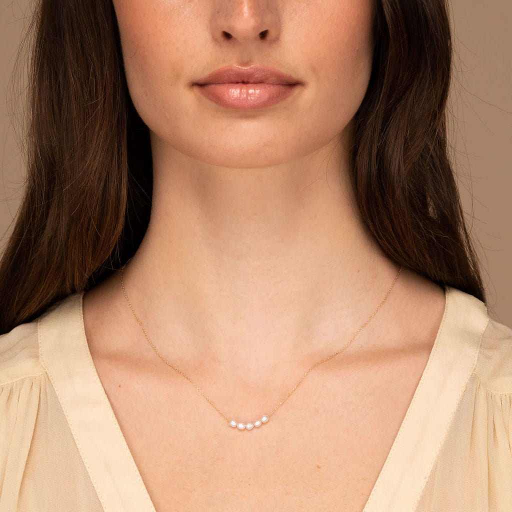 Refined Pearl Necklace Winsleyco
