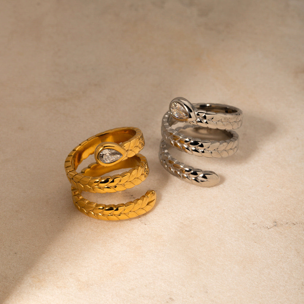 Daphne Serpent Ring Amsterdam Style