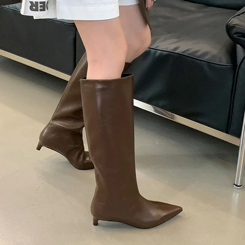 Poise Pointed Toe Boots Amsterdam Style