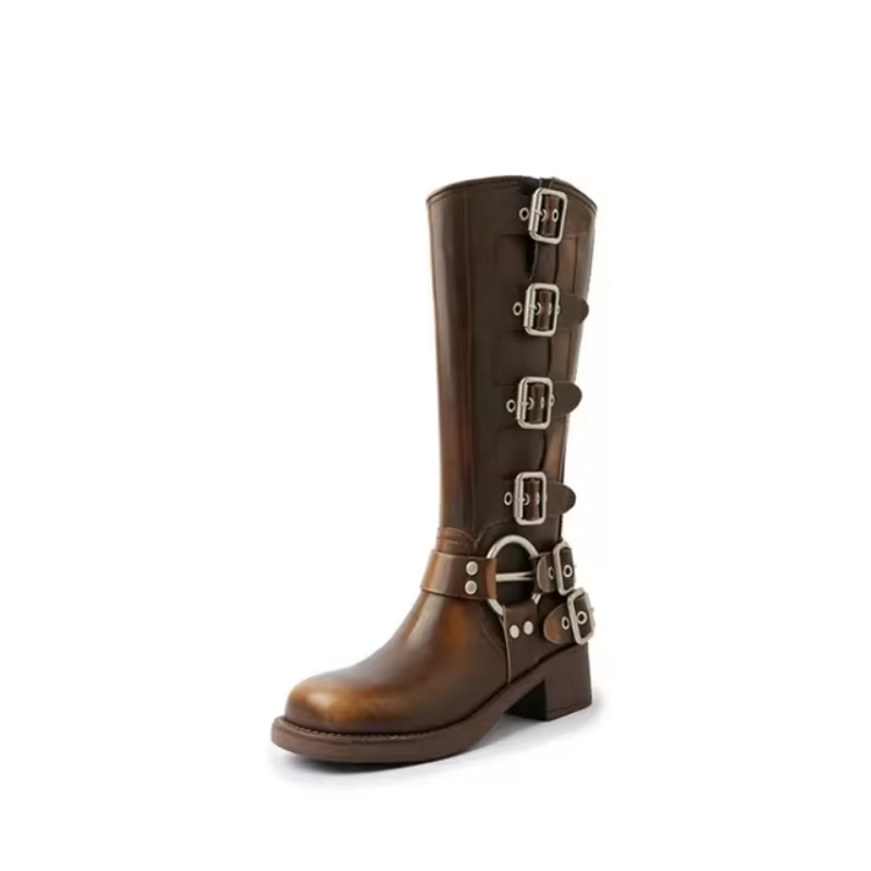 Midnight Marauder High Boots Amsterdam Style