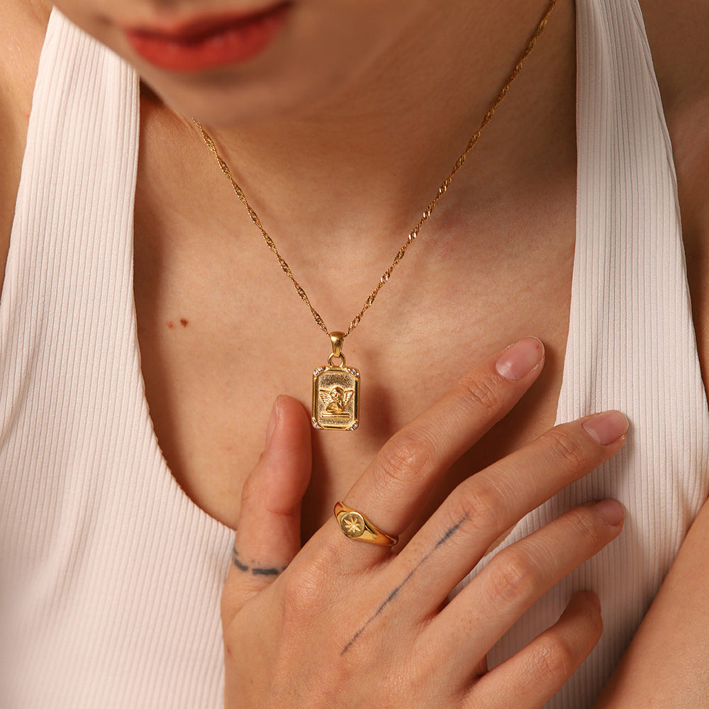 Celeste Angel Necklace Winsleyco
