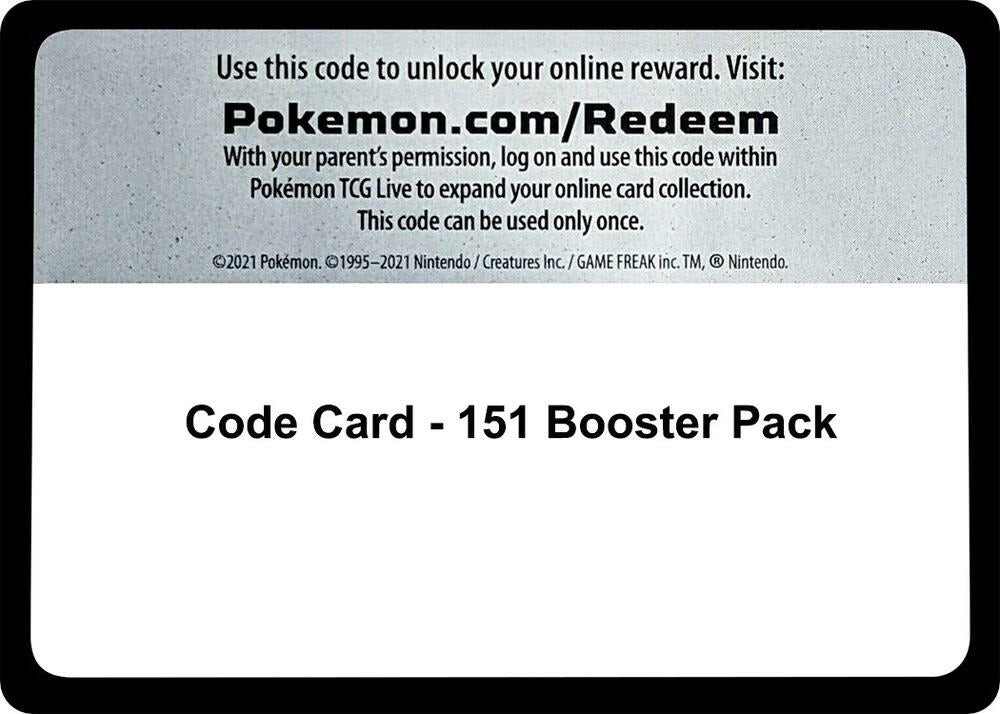 Code Card - Paldea Evolved Booster Pack - SV02: Paldea Evolved (PAL)