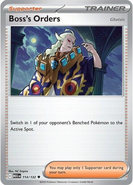 Boss's Orders [Ghetsis] - ME01: Mega Evolution (MEG) Tcgsplaye