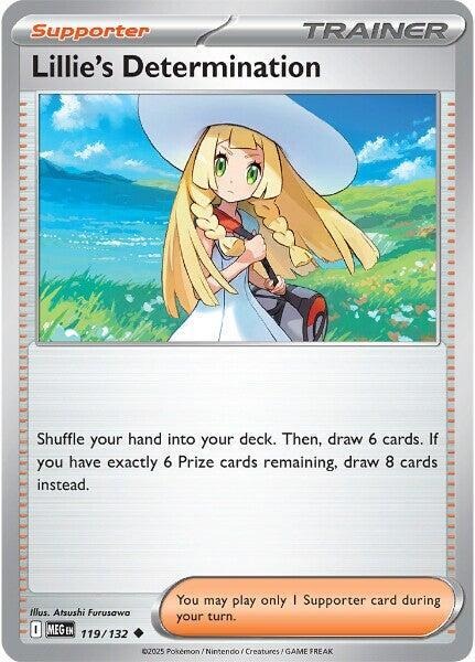 Lillie's Determination - 119/132 - ME01: Mega Evolution (MEG) Tcgsplaye
