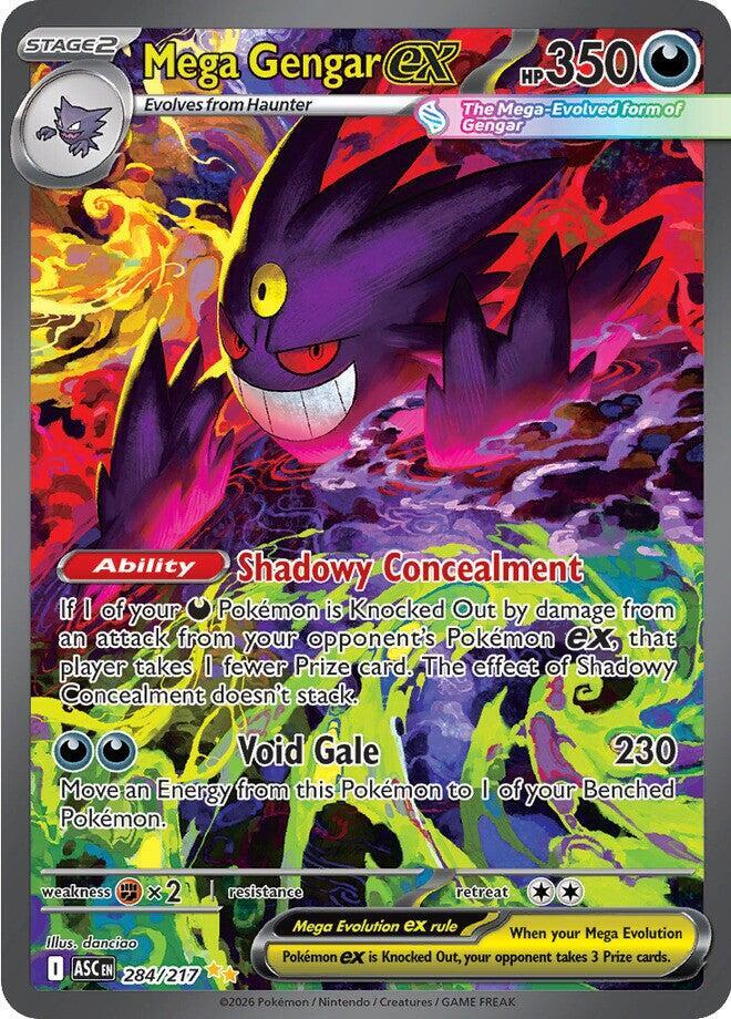 Mega Gengar ex - 284/217 - ME: Ascended Heroes (ASC) Jikplayto