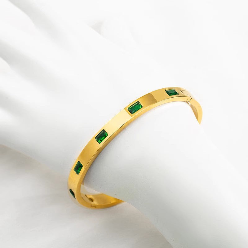 Elizabeth Emerald Bracelet Amsterdam Style