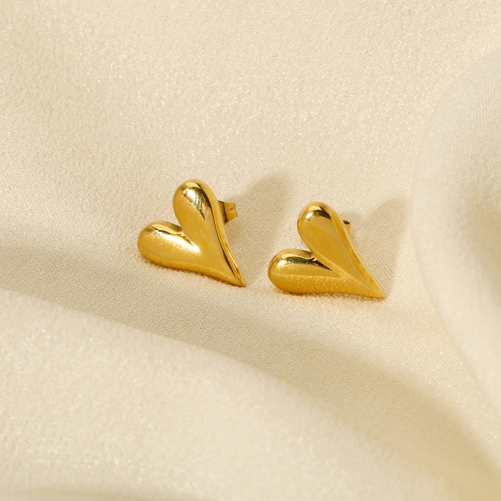 Golden Heartbeat Earrings Winsleyco