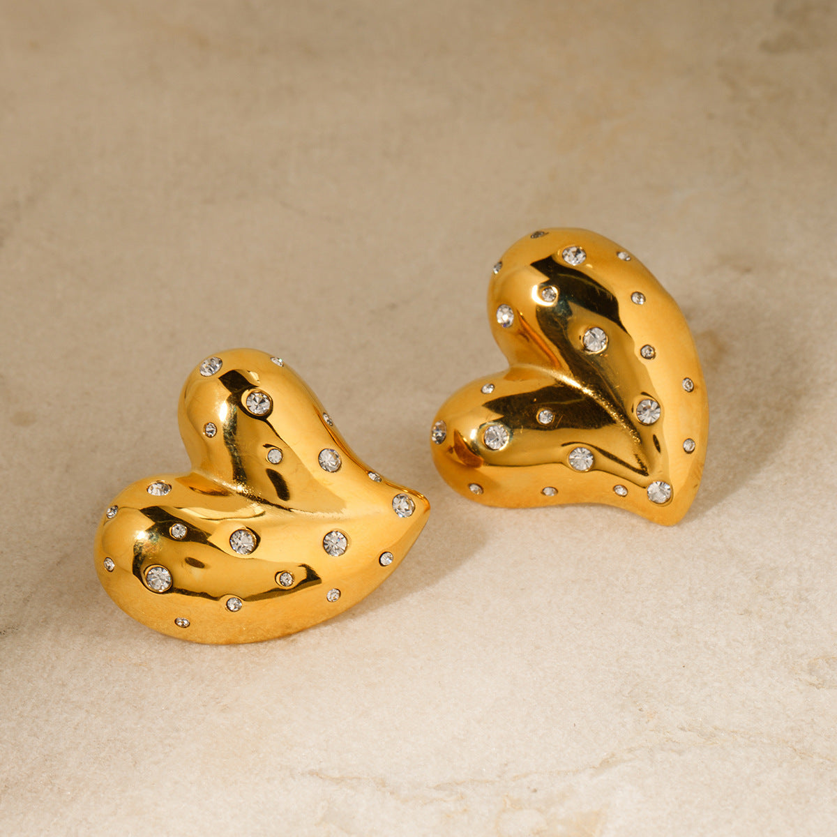 Twinkling Heart Earrings Winsleyco